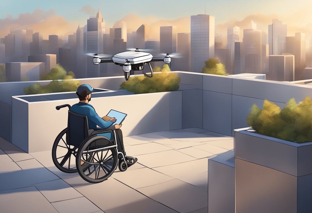 Our Drone Business, Here To Help People With Disabilities